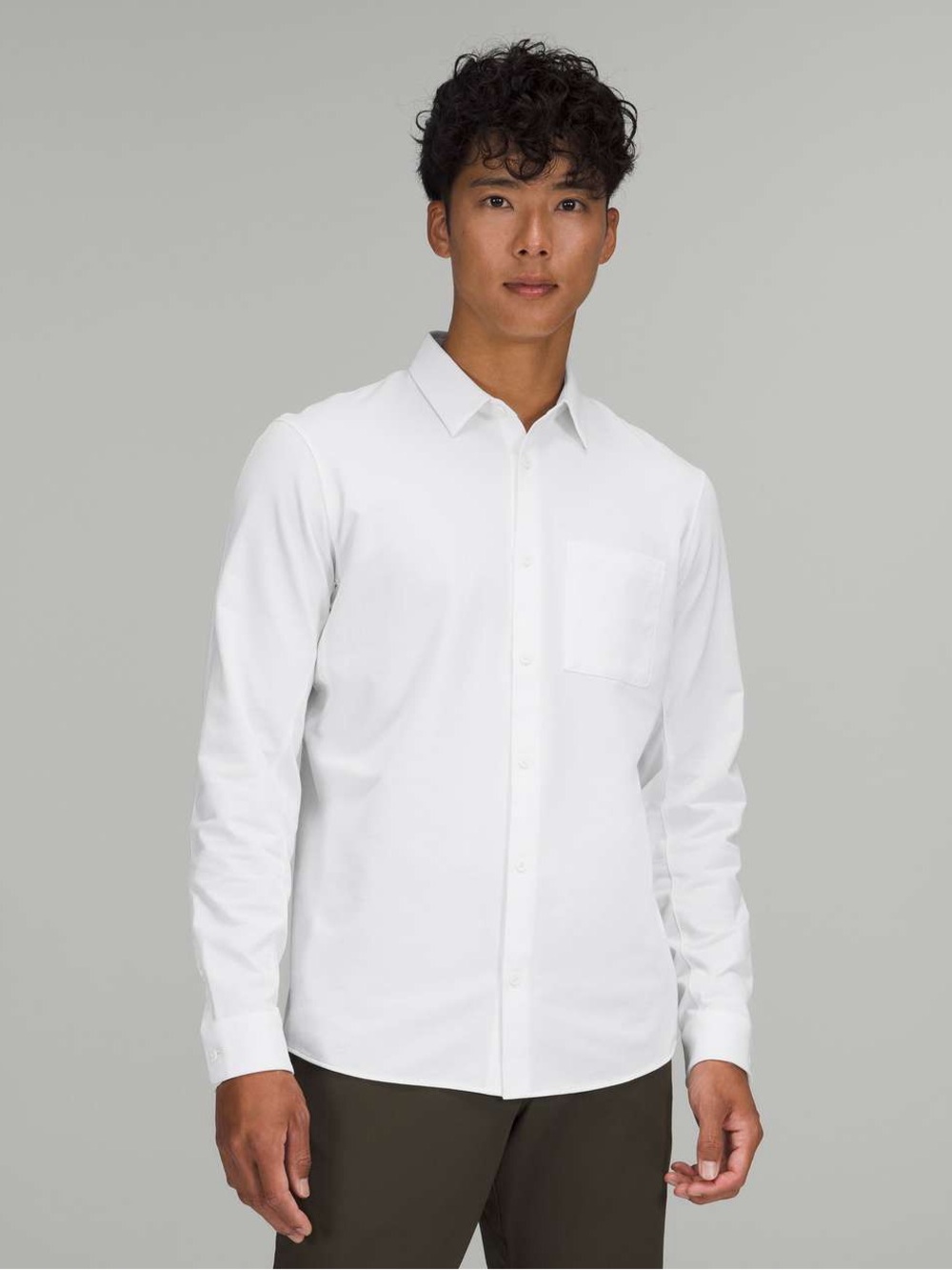 Lululemon Commission Long Sleeve Shirt White Size S